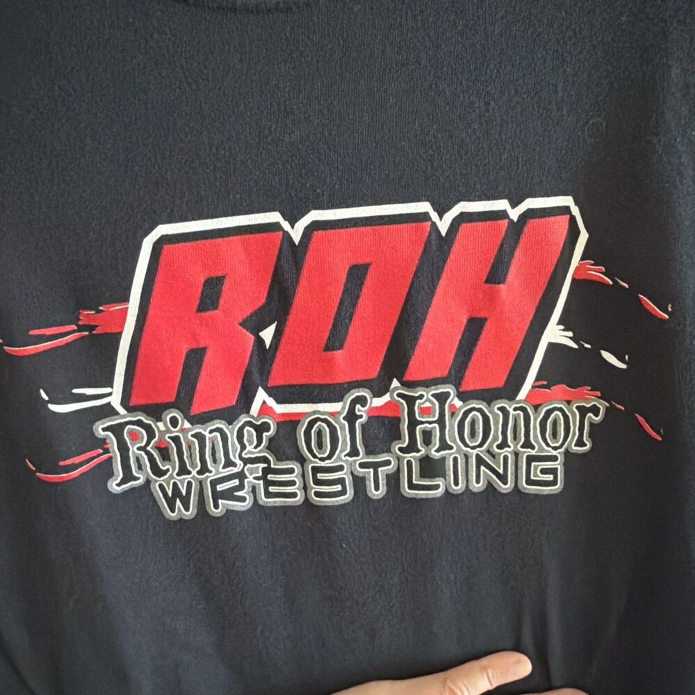 ROH Ring of Honor Wrestling Black T Shirt S ROH Wrestling Fan Apparel